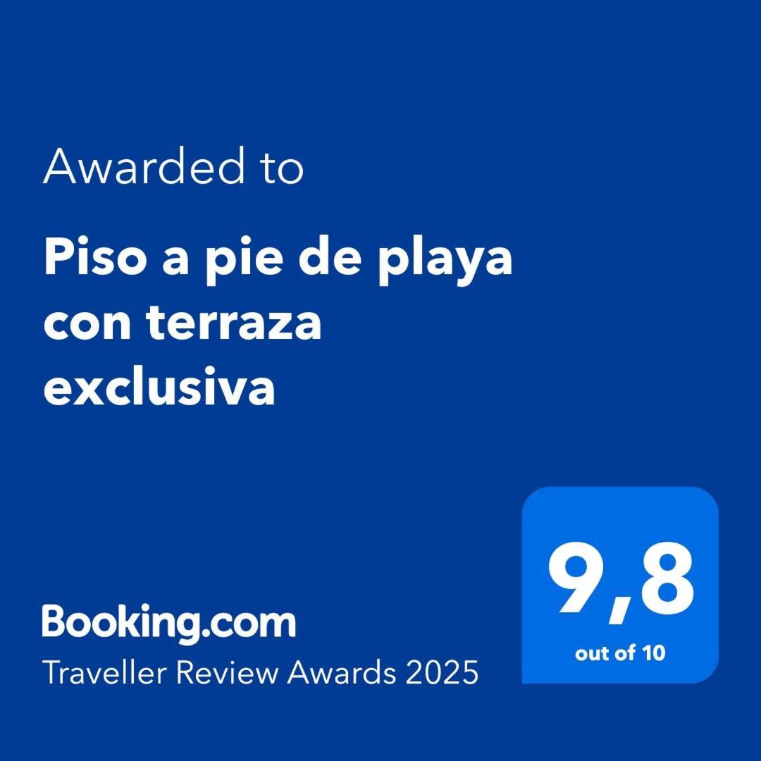 Апартаменты Piso A Pie De Playa Con Terraza Exclusiva Моания Экстерьер фото